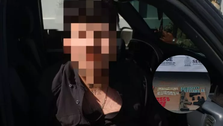 Detienen a hombre con drogas y armas en Mazatlán