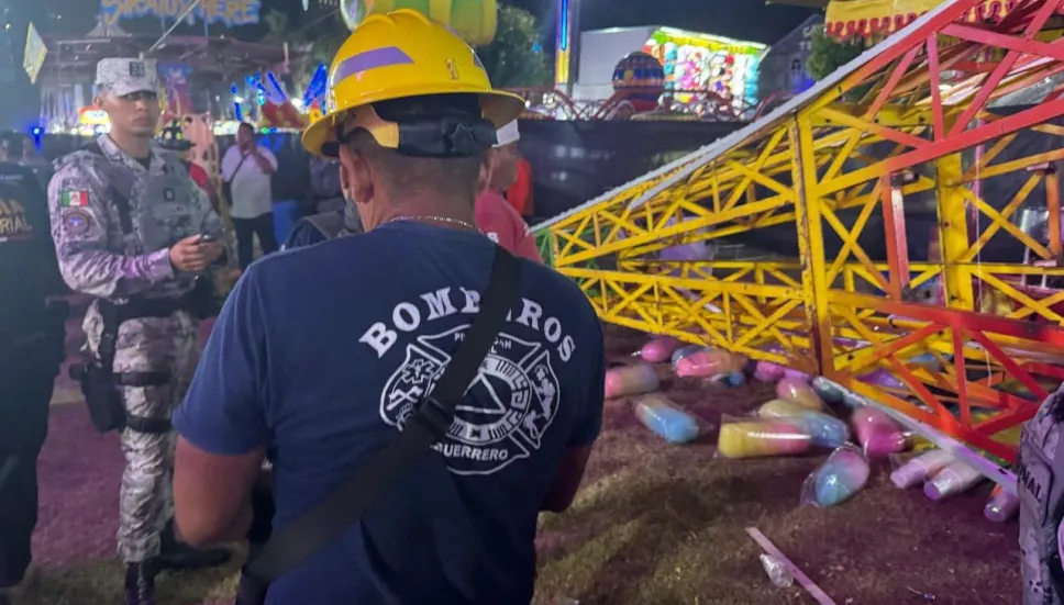 Accidente de juego mecánico en Acapulco deja 5 heridos