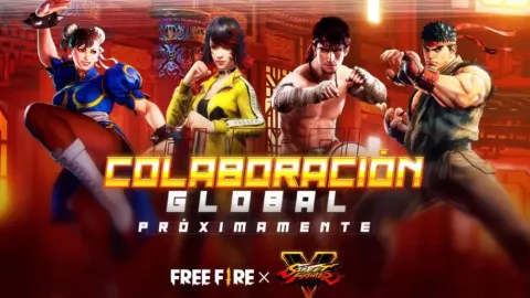 Free Fire colaboración con Street Fighter