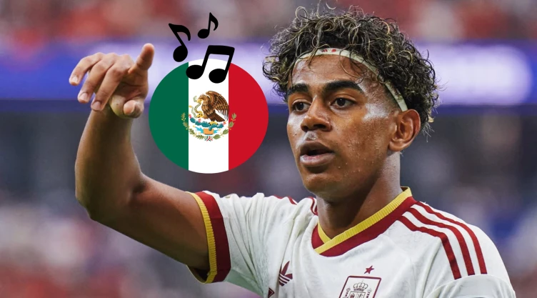 Lamine Yamal sorprende al escuchar musica mexicana