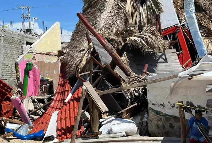 Acapulco y Puerto Marqués tras el paso del huracán John