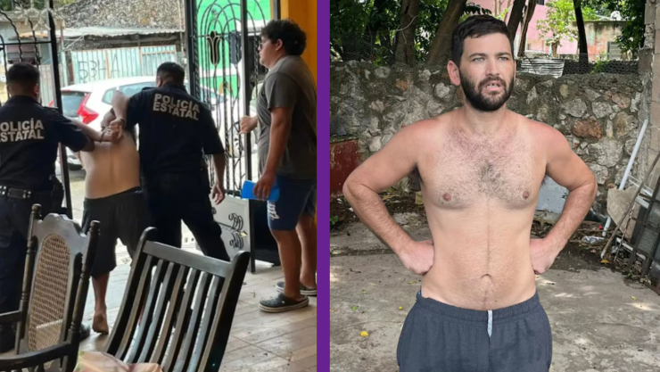 ¡Mare, qué susto! Extranjero se mete a casa en Mérida y asusta a la dueña; la policía tardó en sacarlo.jpg