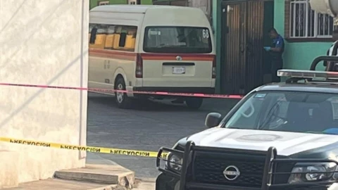 Asesinan a balazos a conductor de la Ruta 16 en Yecapixtla.