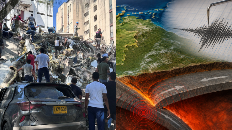 ¿Qué provocó el temblor en Colombia? Estas son las placas tectónicas y fallas geológicas detrás de los 2 mil 500 sismos que tienen al año