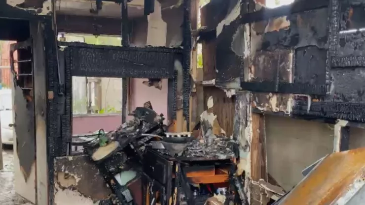 Incendio en Tijuana deja a dos familiassin hogar en la colonia Ignacio Ramírez