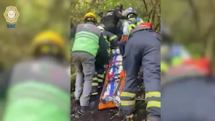 Alerta en el volcán Xitle: Joven sufre múltiples fracturas tras caer en el cráter