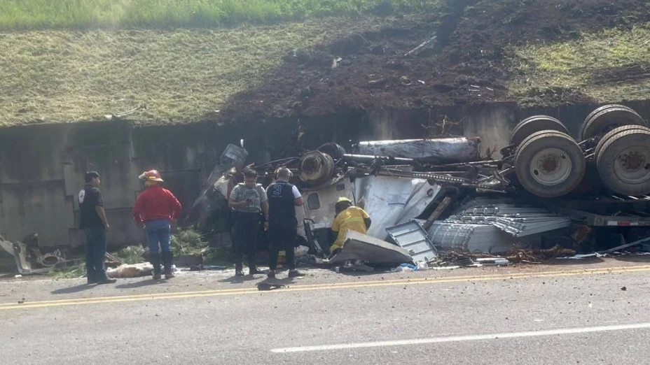 Accidente en la autopista México-Tuxpan
