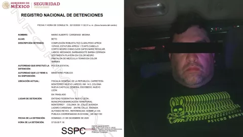Cae “El Betito”, sobrino de Osiel Cárdenas; capturan a líder del Cártel del Golfo en Monterrey