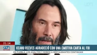 Keanu Reeves recupera colección robada y envía emotiva carta de agradecimiento al FBI
