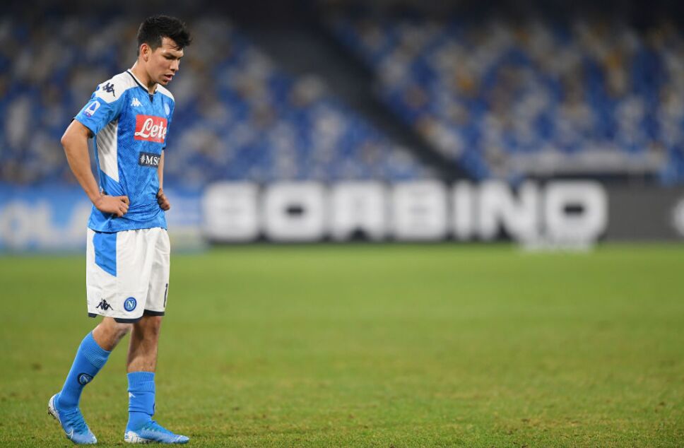 Hirving Lozano no ha recibido minutos en el Napoli