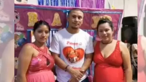 Hombre celebra baby shower de sus dos esposas, hace 2x1