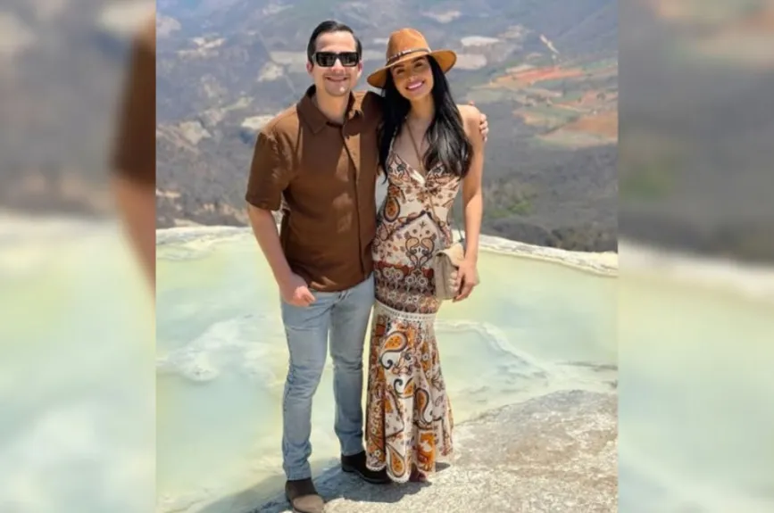 Kristal Silva y esposo