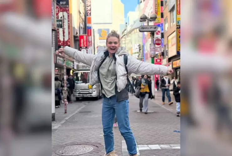 Ana Layevska de vacaciones en Japón