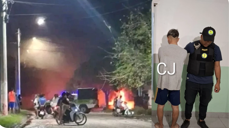 VIDEO FUERTE Vecinos incendiaron la casa de un presunto responsable tras la muerte de una niña en Tucumán.png