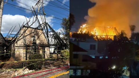 Incendio de restaurante en Zona Dorada II de Mérida: Así quedó tras el siniestro