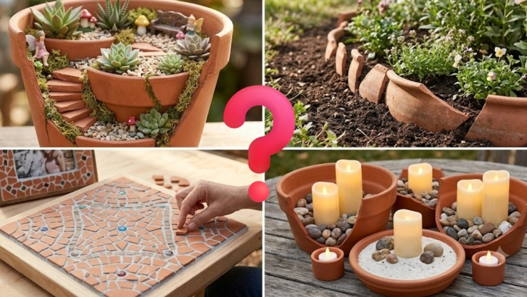 Qué hacer con las ollas de barro rotas que tienes en la cocina, son un tesoro: cómo reutilizarlas en bonitas decoraciones