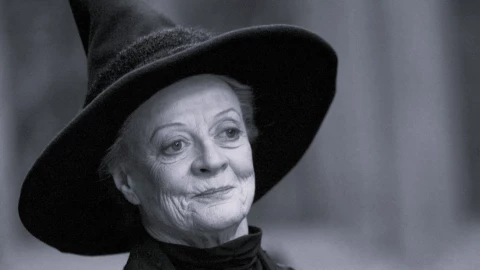 Maggie Smith en su papel de la profesora McGonagall