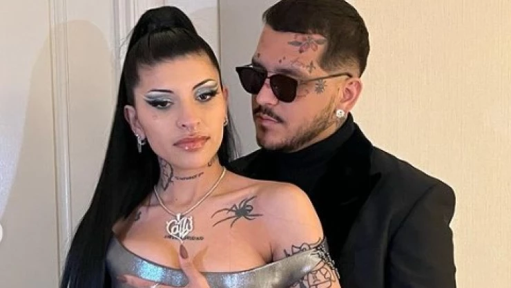 VIDEO: Nodal y Cazzú son vistos en Tepito… ¡¿Con los Ángeles Azules?!