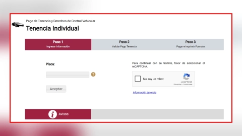 Descargar comprobante de pago de la tenencia Edomex 2025.
