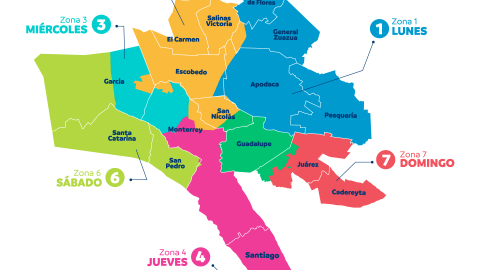 Mapa Nuevo León