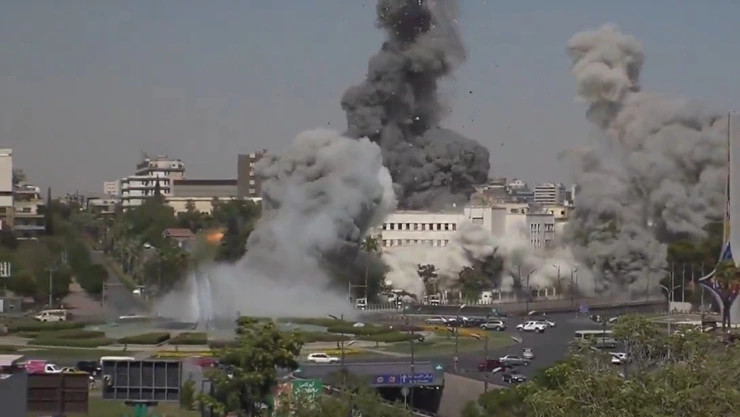 Explosión en Damasco tras ataque aéreo de Israel 16 de julio 2025.jpg