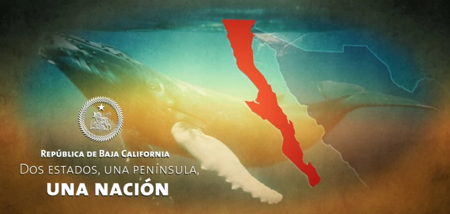 Los separatistas diseñaron una bandera, escudo y moneda de la República de Baja California
