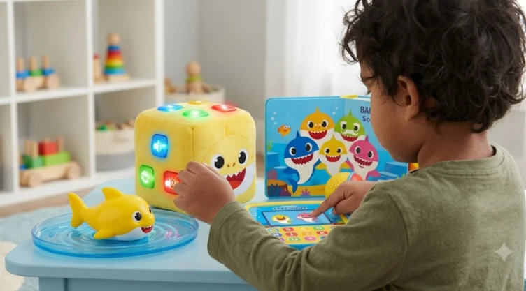 5 juguetes interactivos de Baby Shark perfectos para desarrollar el lenguaje en niños de 2 años