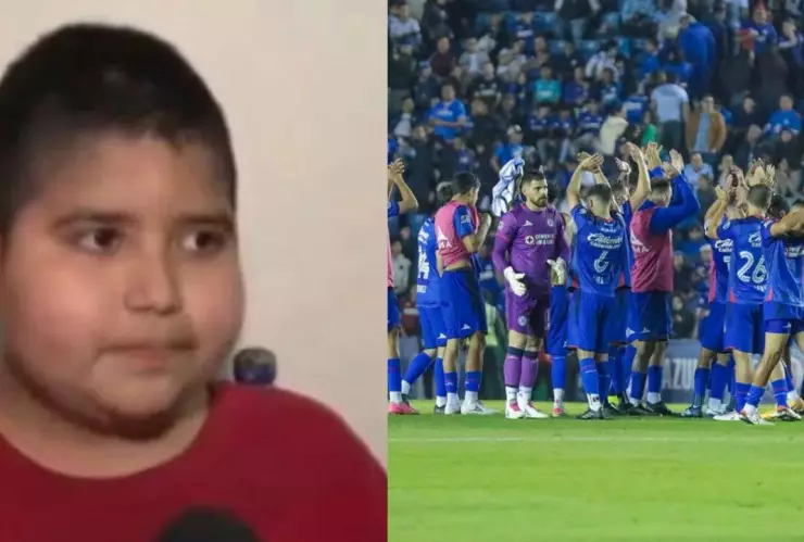 José Armando es seguidor del Cruz Azul
