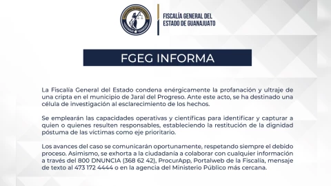 Profanan tumba Jaral