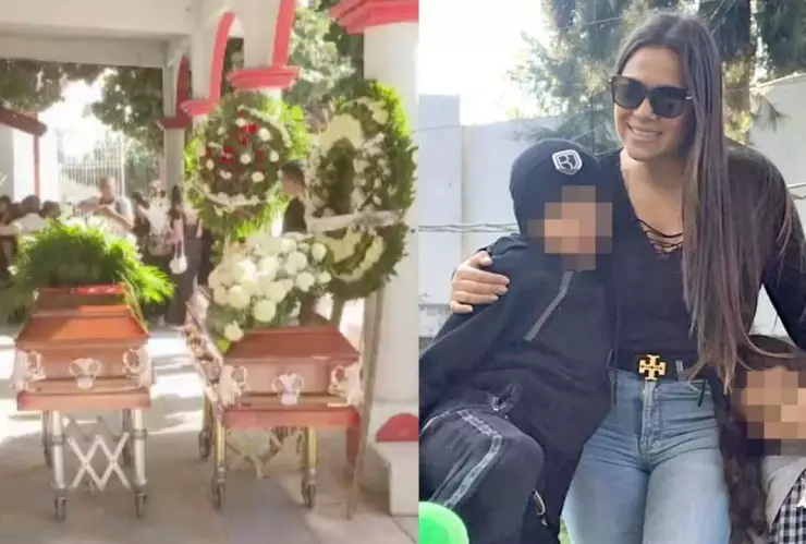 Despiden a Astrid y su hijo Fernando en Zapopan,Jalisco
