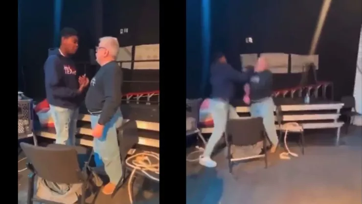 Alumno golpea a su maestro en escuela de EU