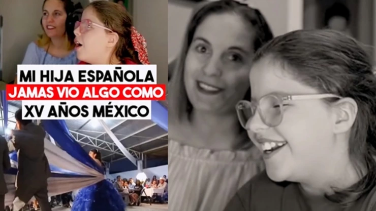 Niña española reacciona a fiesta mexicana.jp
