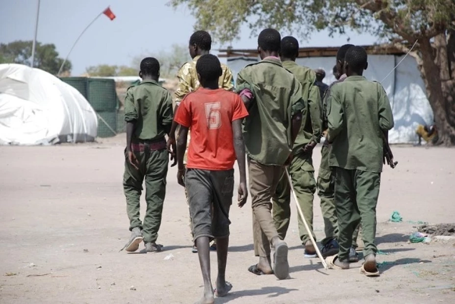 Los menores habían sido reclutados por un grupo armado rebelde de Sudán del Sur