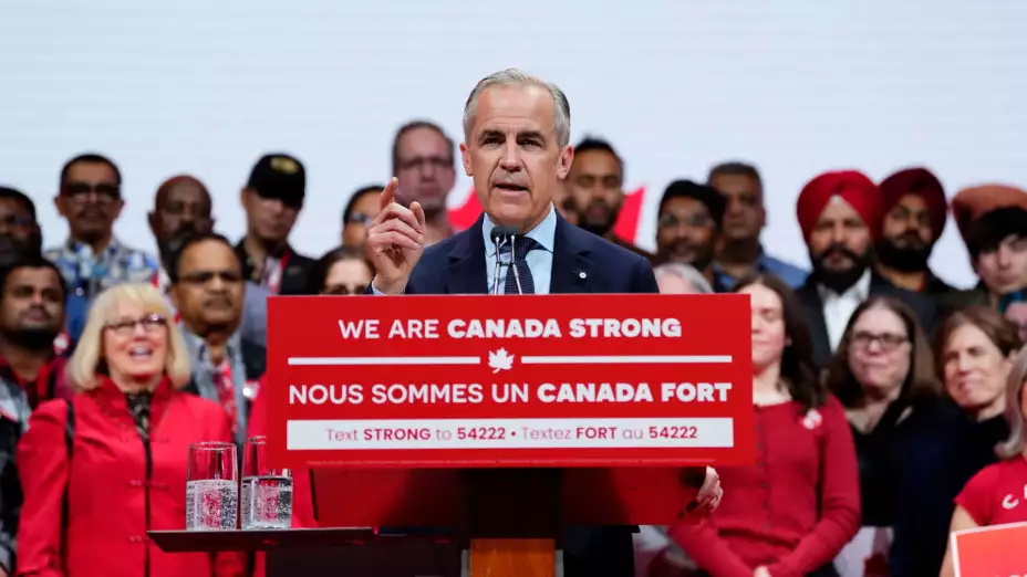 El primer ministro de Canadá, Mark Carney.