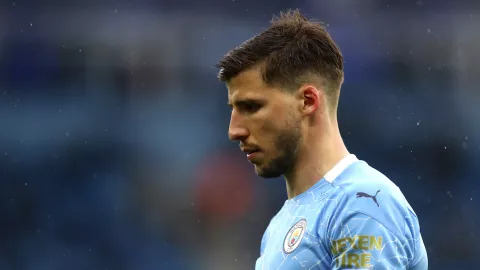 R&uacute;ben Dias, defensa del Manchester City