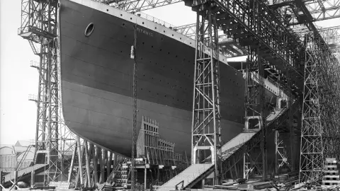 Así lucía el RMS Titanic en su botadura y pruebas de mar en 1912 FOTOS 2.jpg