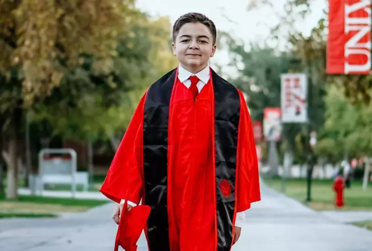 Jack Rico de 15 años recibirá su quinto título universitario