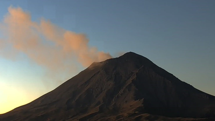 volcán Popocatépetl hoy 5 de abril