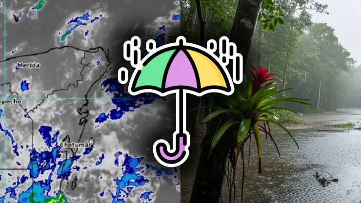 ¡No guardes el paraguas! Pronóstico del clima en Quintana Roo HOY 30 de julio de 2025