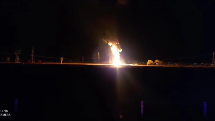 Incendio en ducto de Quer&eacute;taro