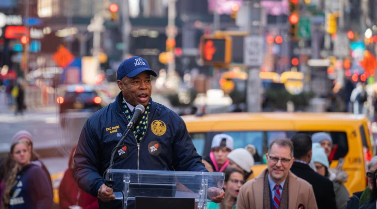 El alcalde de Nueva York, Eric Adams