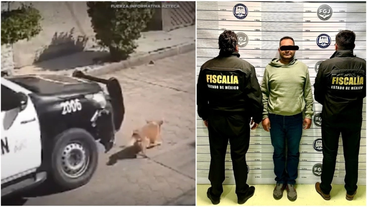 Policia de Chimalhuacán detenido atropello a perrito peluche