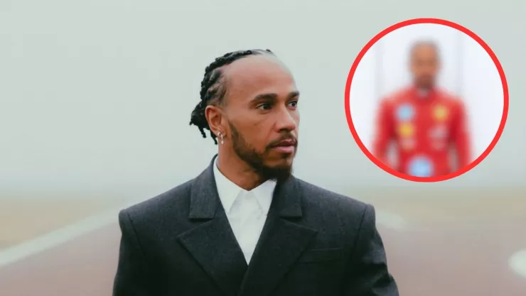 Lewis Hamilton en Ferrari