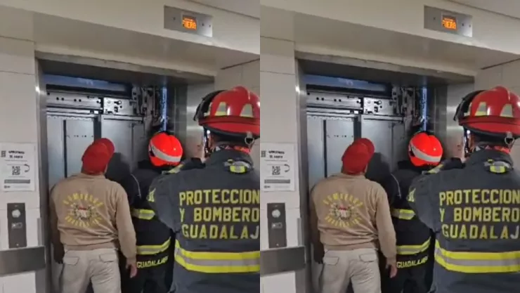 VIDEO | ¡ÚLTIMA HORA! 11 personas quedan atrapadas en elevador de un Hospital en Guadalajara