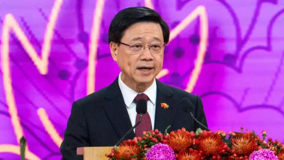 John Lee, jefe ejecutivo de Hong Kong.