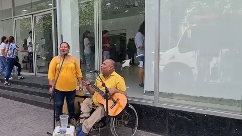 Músicos callejeros en Culiacán, Sinaloa