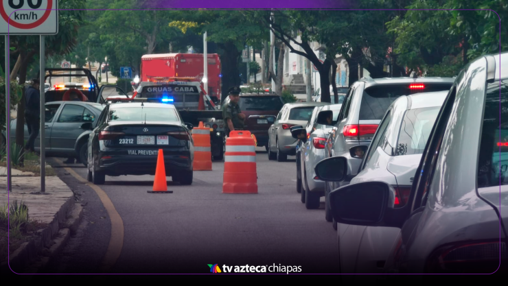 Calles cerradas y bloqueos en Tuxtla Gutiérrez hoy 15 de octubre de 2025 