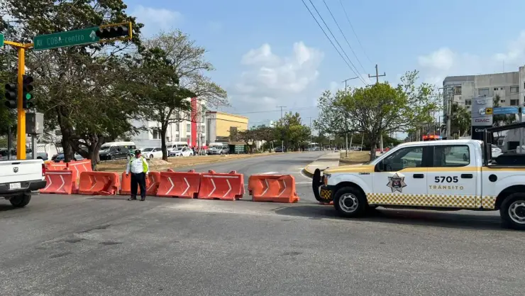 Tráfico en Cancún hoy 8 de mayo: Continúan los CIERRES de avenidas y calles por obras