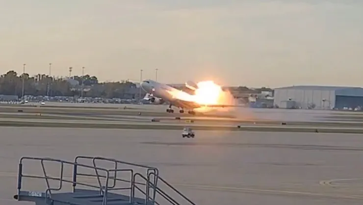 Motor sale volando y avión termina en explosión; revelan nuevas imágenes del accidente en Louisville