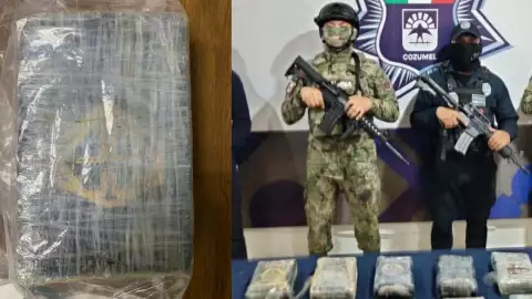 Aseguran ladrillos de droga en costa oriental de Cozumel.jpg